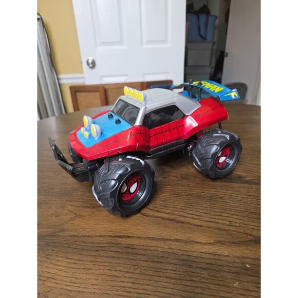 Jada Toys Marvel R/C Spider-Man Buggy w/ Turbo 1:14 Control Vehicle - No Remote - Picture 2 of 16